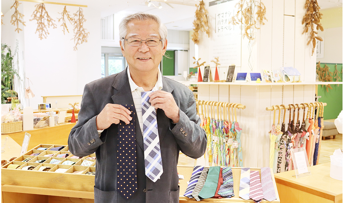 【山梨県】トップインタビュー　​県絹人繊織物工業組合・富士吉田織物協同組合　加々美好理事長